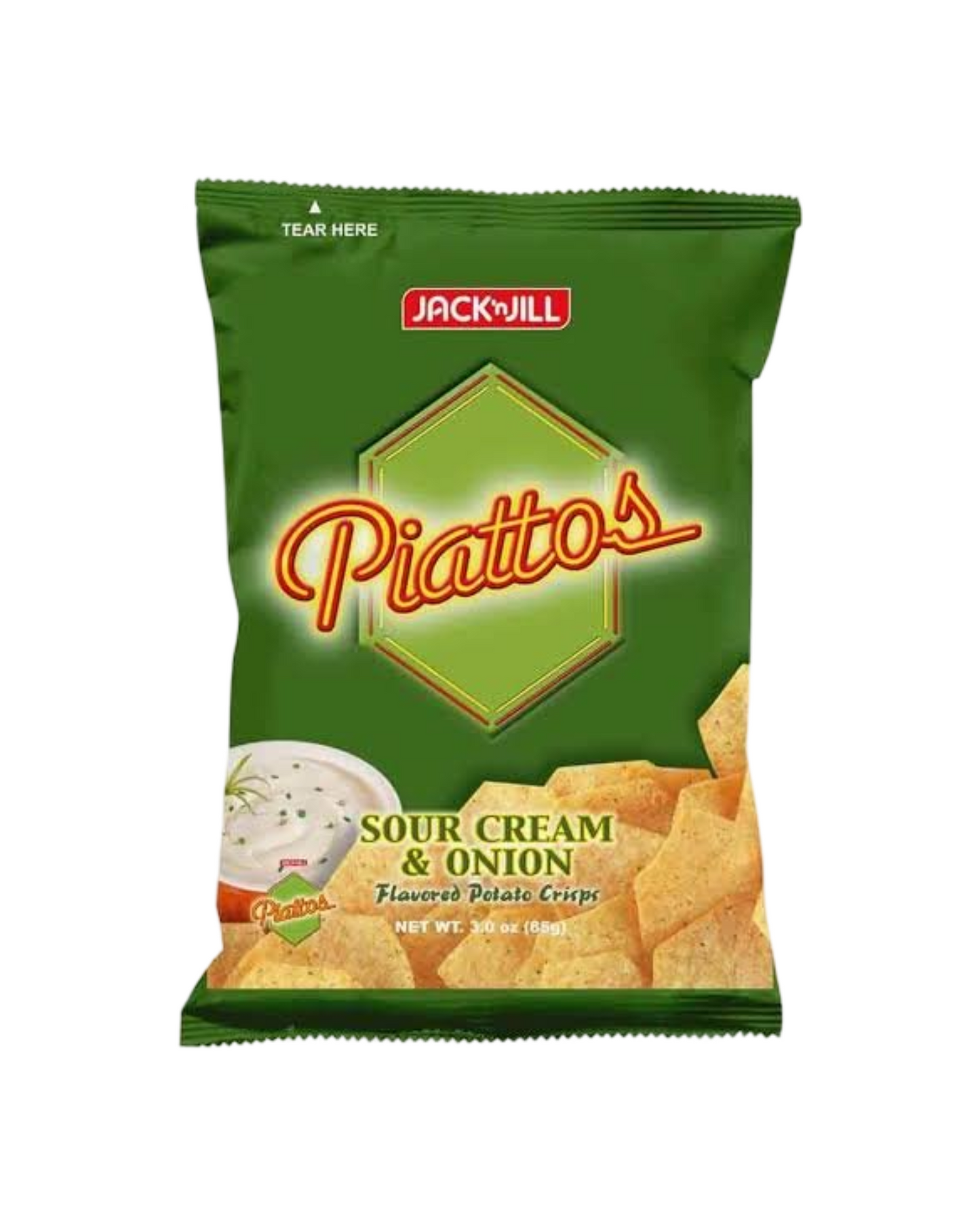 J&J Piattos Sour Cream Flavor 85g
