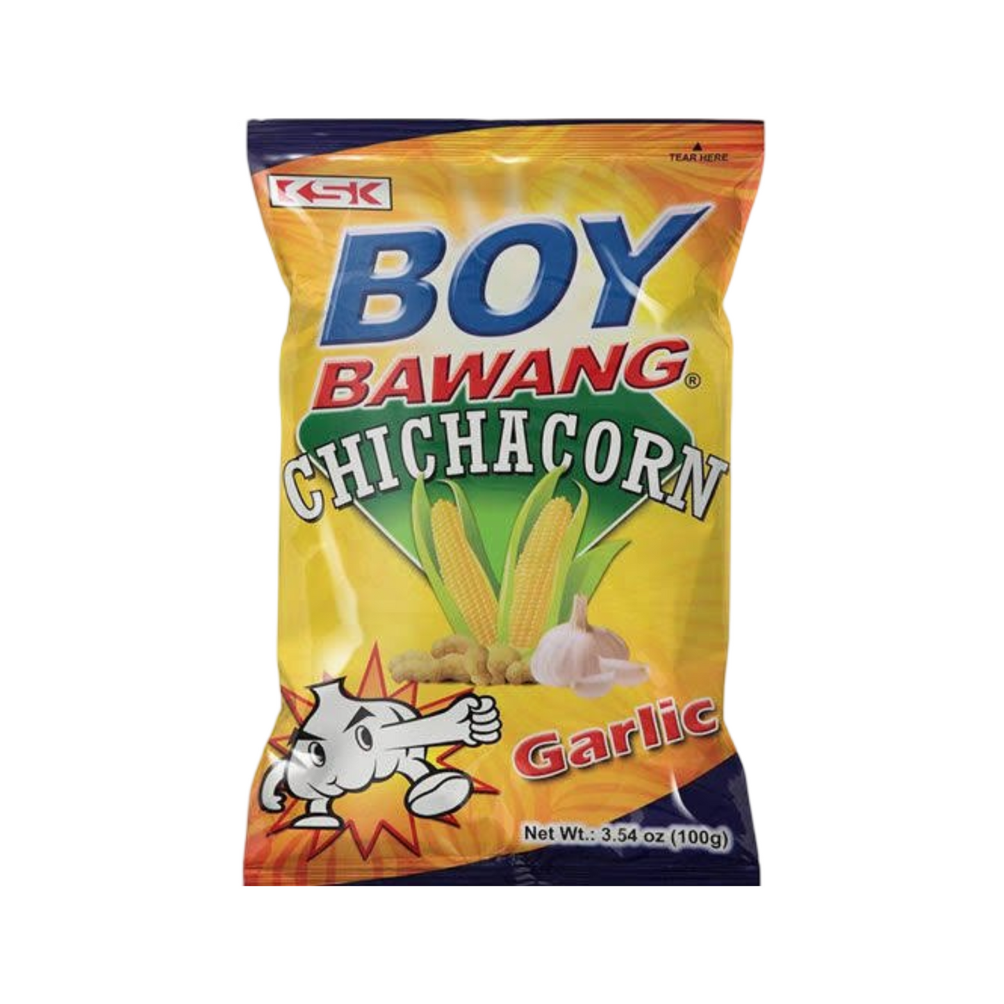 Boy Bawang Chichacorn - Garlic 100g