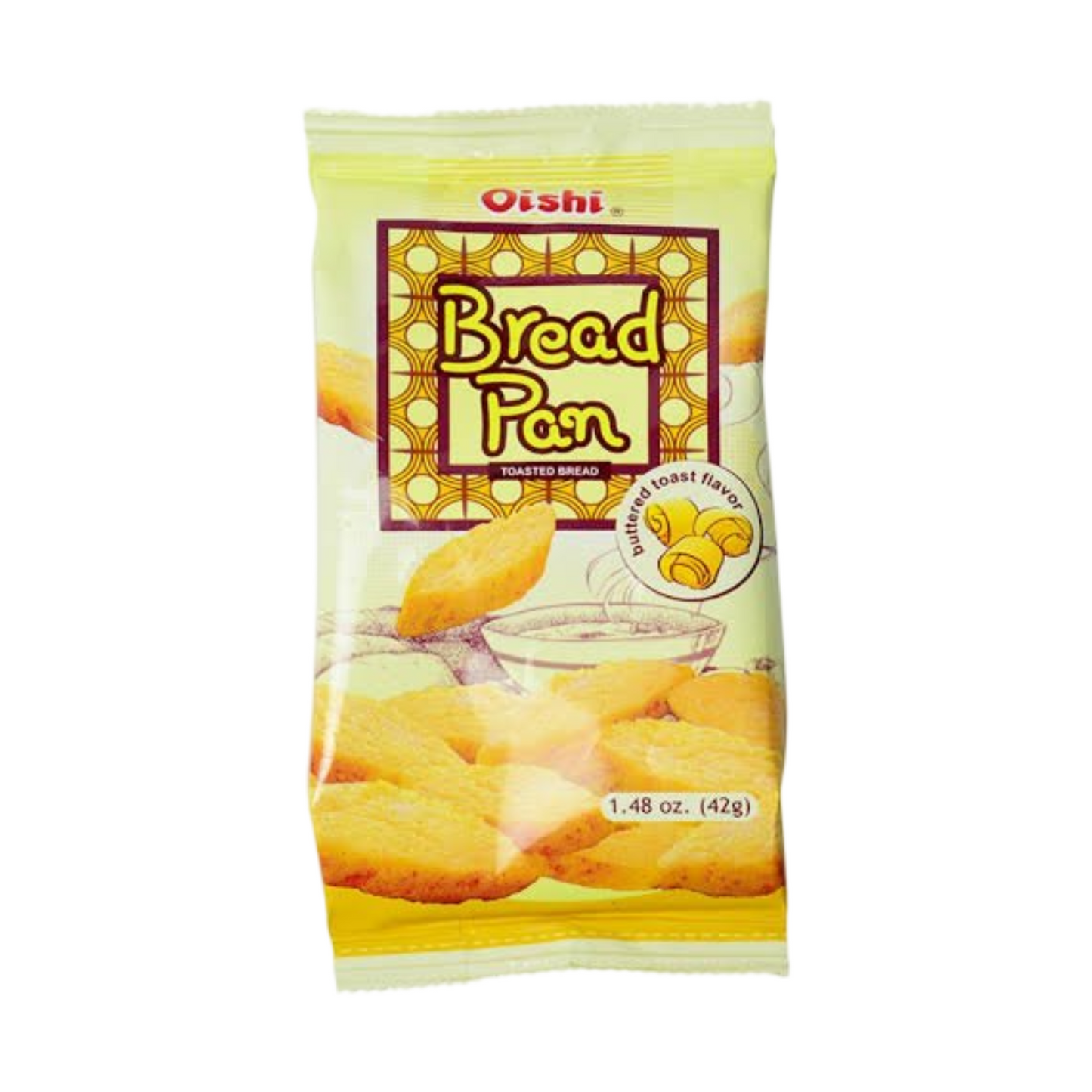 Oishi Bread Pan Buttered Toast 42g