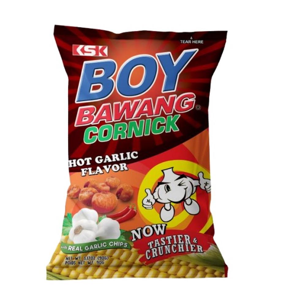 Boy Bawang Cornicks - Garlic Hot 90g