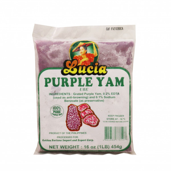 Frozen Lucia Grated Purple Yam (Ube) 454g