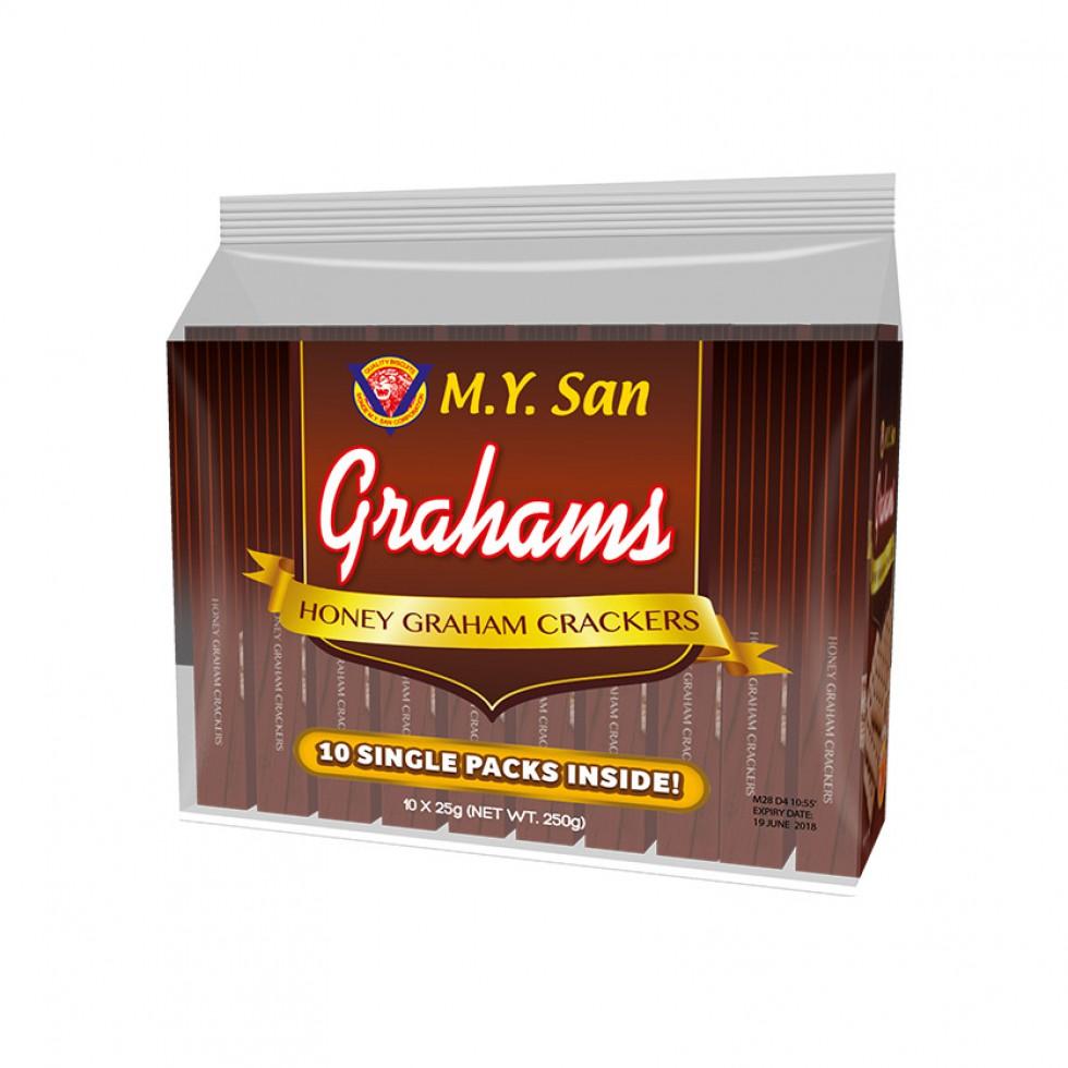 M.Y. San Grahams Honey Cracker 250g (10 X 25g)