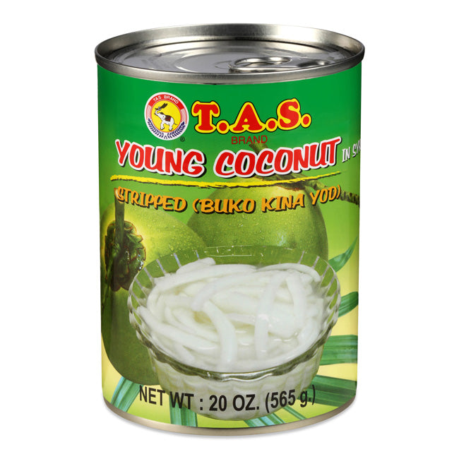 TAS Young Coconut Strips in Syrup 565g