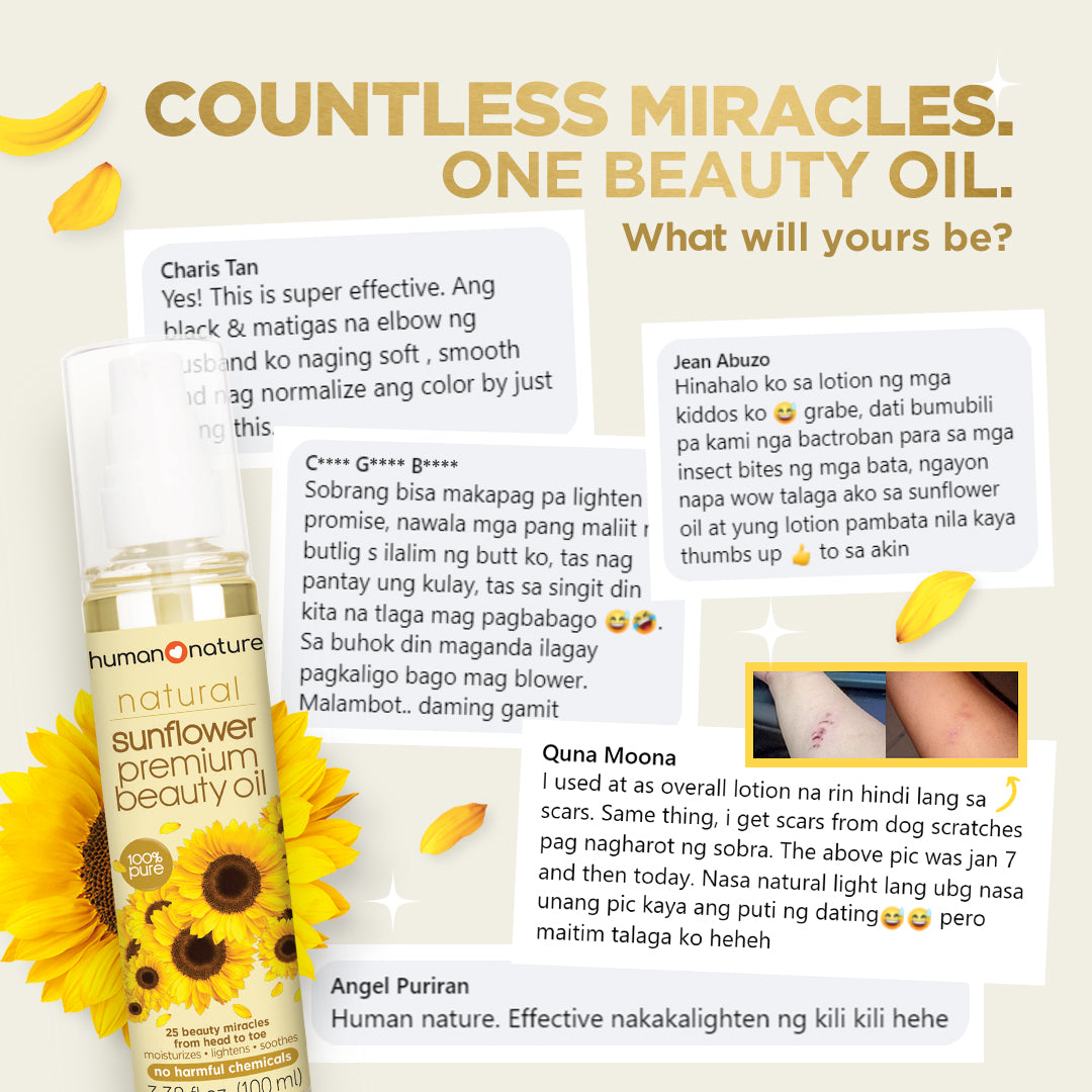 Human Nature Sunflower Beauty Oil 50ml