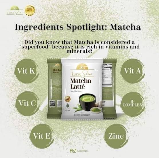 Luxe Slim Matcha Latte 168g