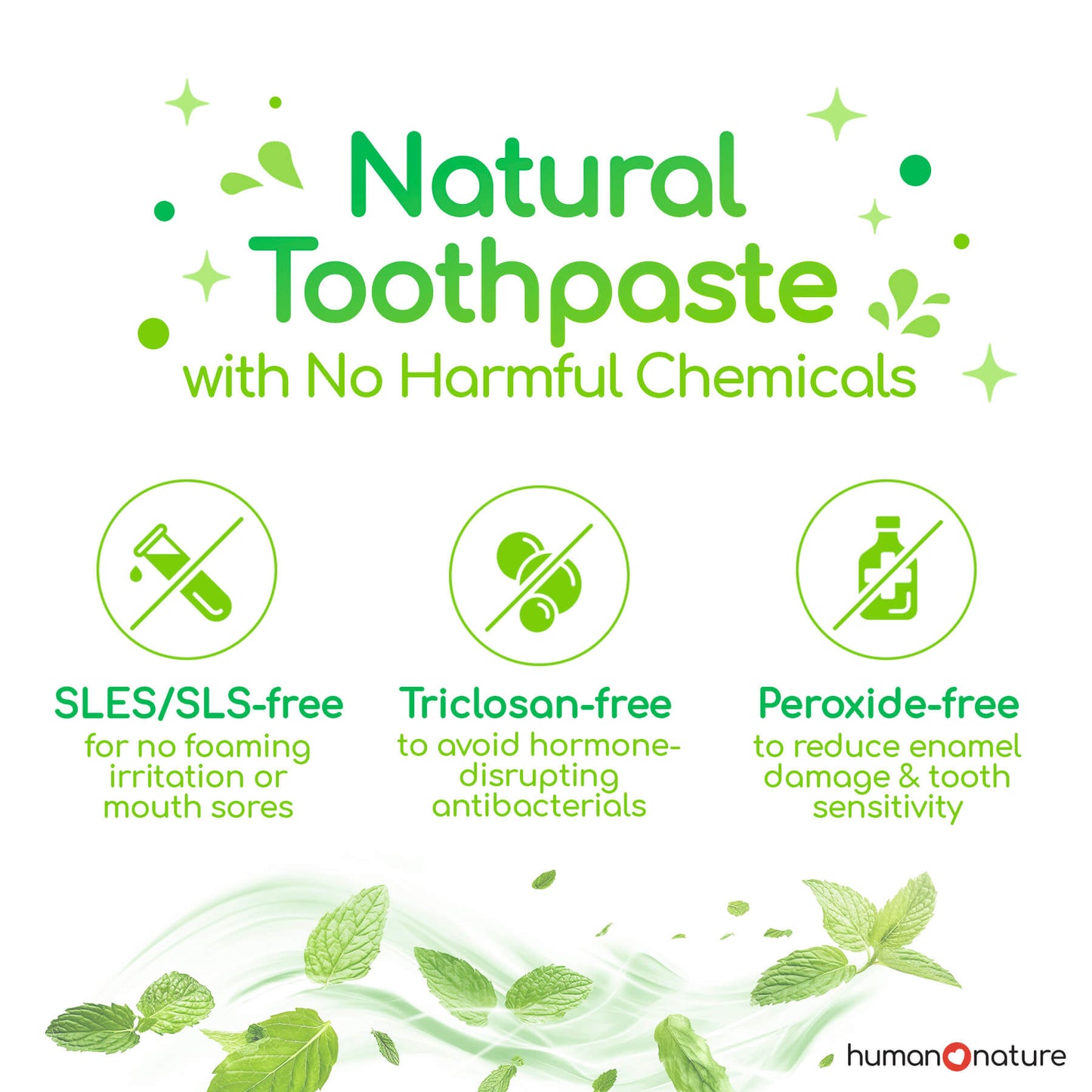 Human Nature Natural Gel Toothpaste Extra Fresh 105g