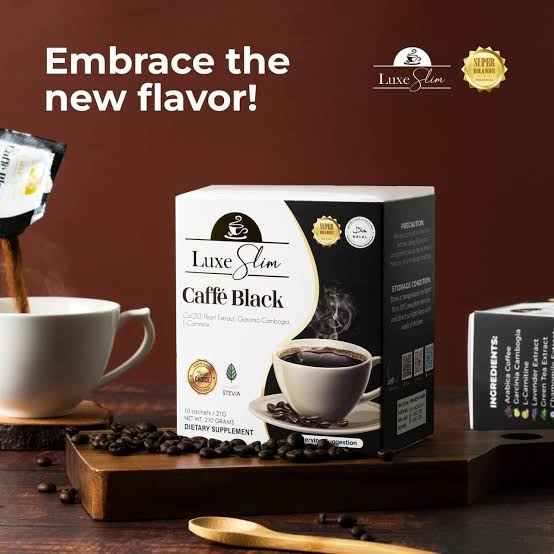 Luxe Slim Caffe Black 210g