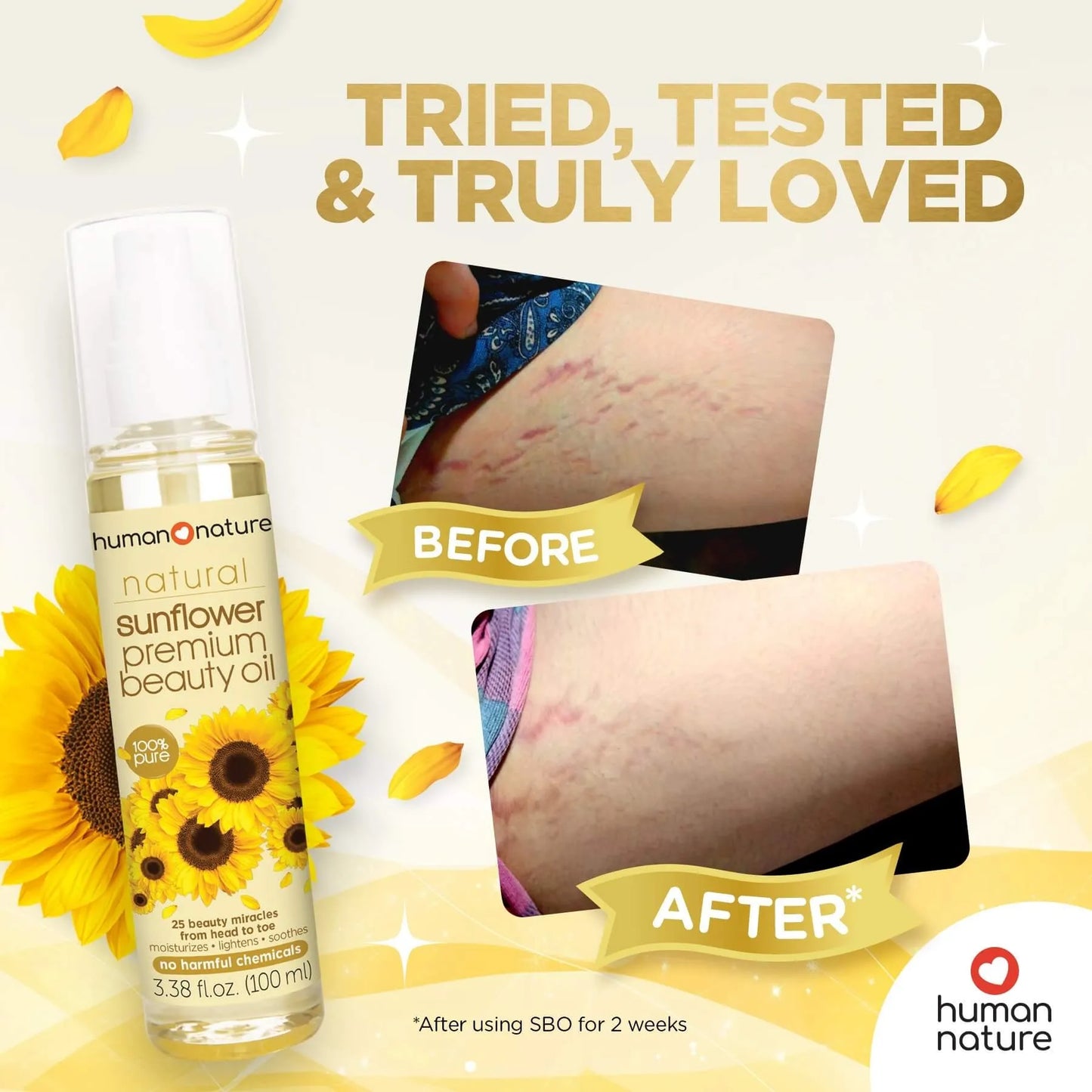 Human Nature Sunflower Beauty Oil 50ml