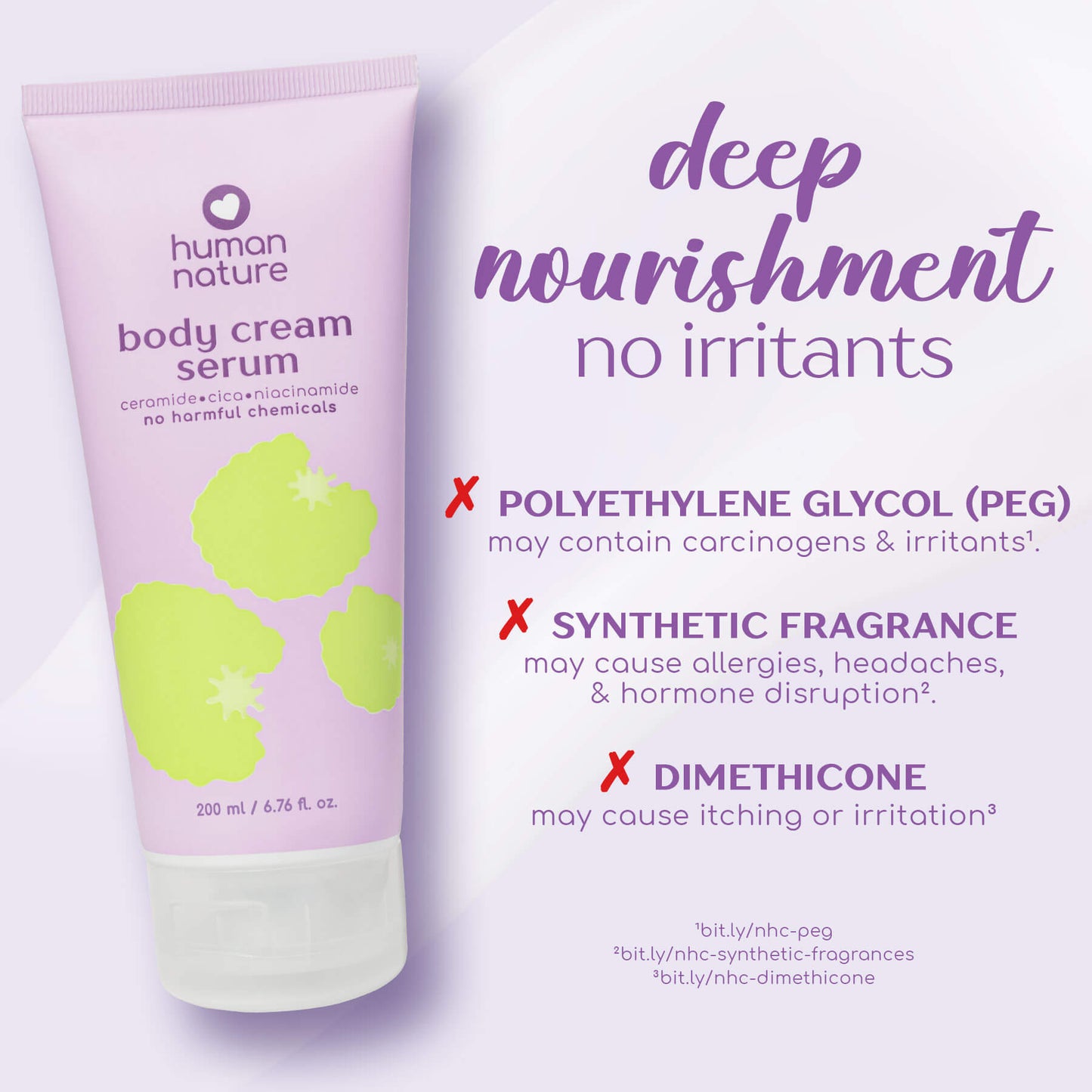 Human Nature Body Cream Serum 200ml