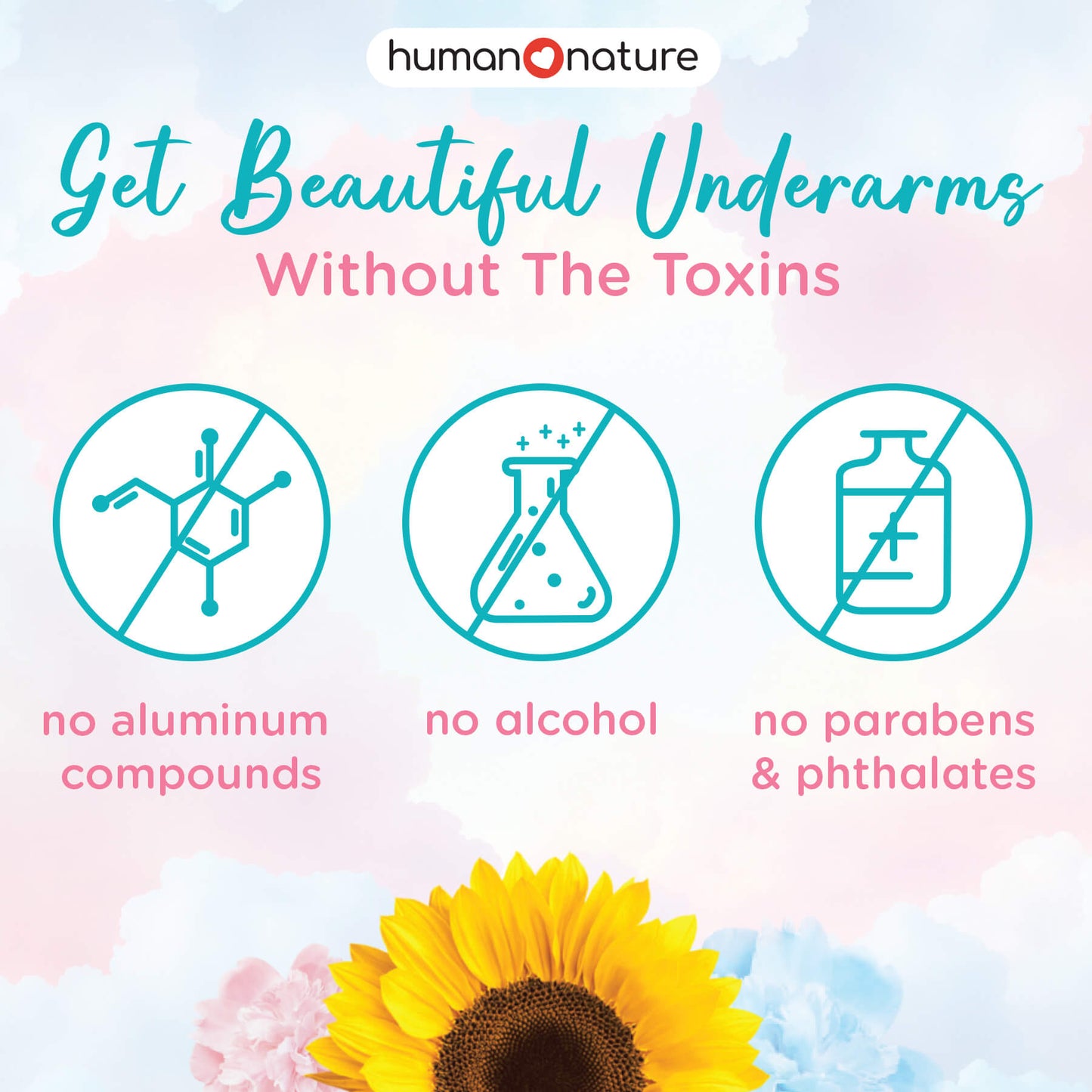 Human Nature Beauty +PLUS Deodorant Stick 34g