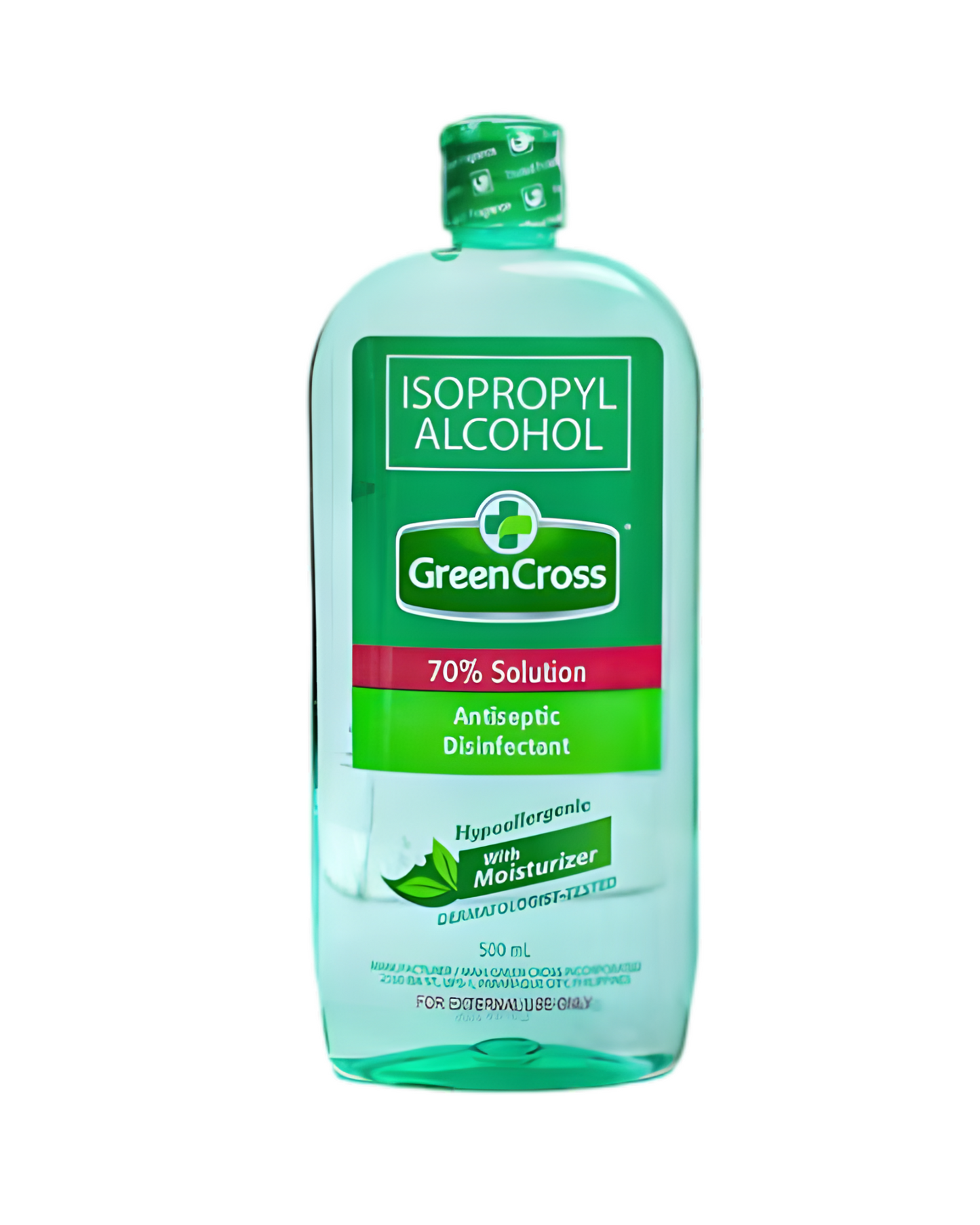 Green Cross Rubbing Alcohol 70% with Moisturizer 500ml