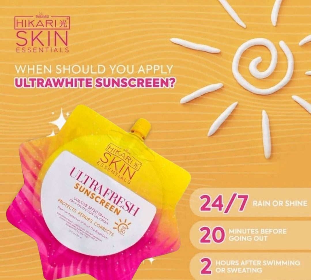 Hikari Ultra Fresh Sunscreen SPF50 50g