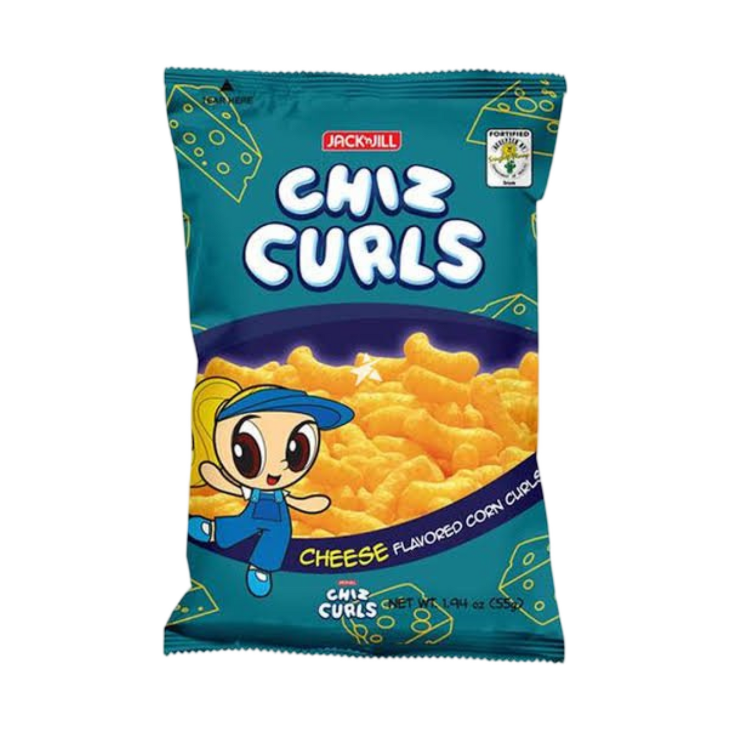 J&J Chiz Curls Party Pack 120g