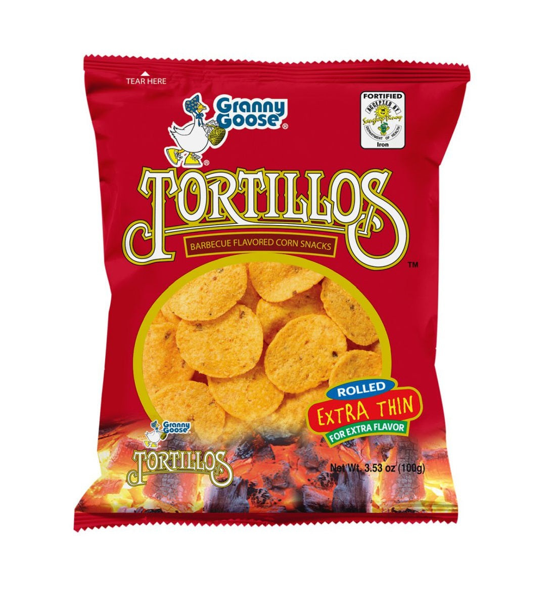 Granny Goose Tortillos - BBQ 100g