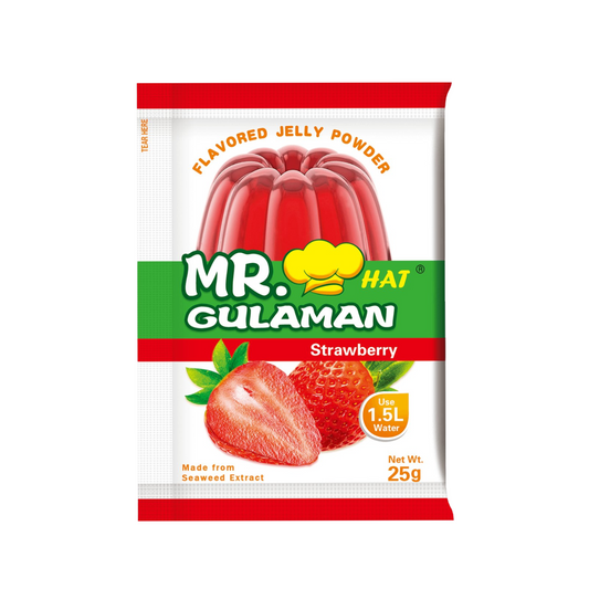 Mr. Hat Gulaman Strawberry Flavour 25g