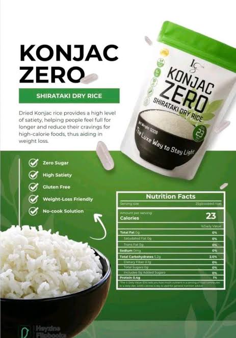 Luxe Slim KonJac Zero Shirataki Dry Rice 500g