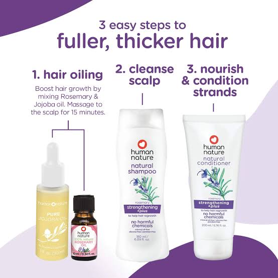 Human Nature Strengthening +PLUS Shampoo 180ml