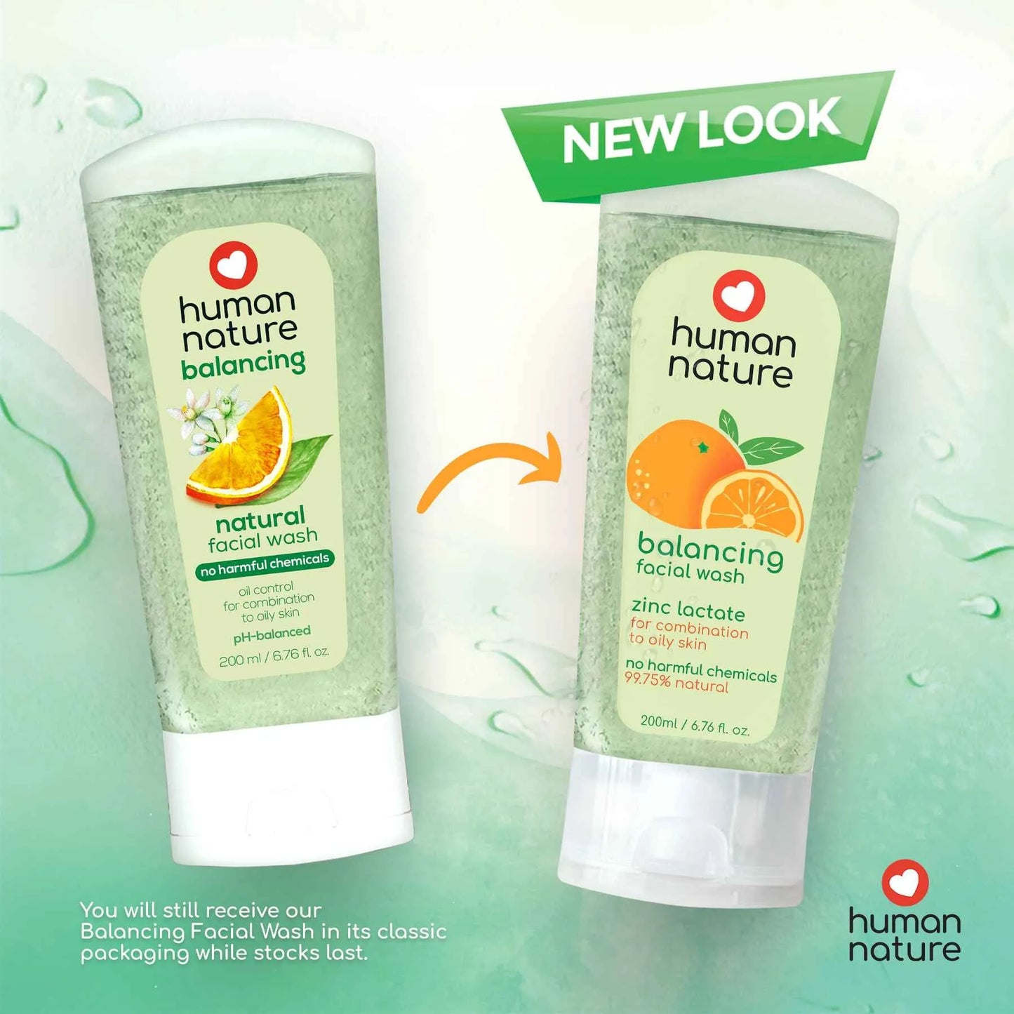 Human Nature Balancing Facial Wash 200ml