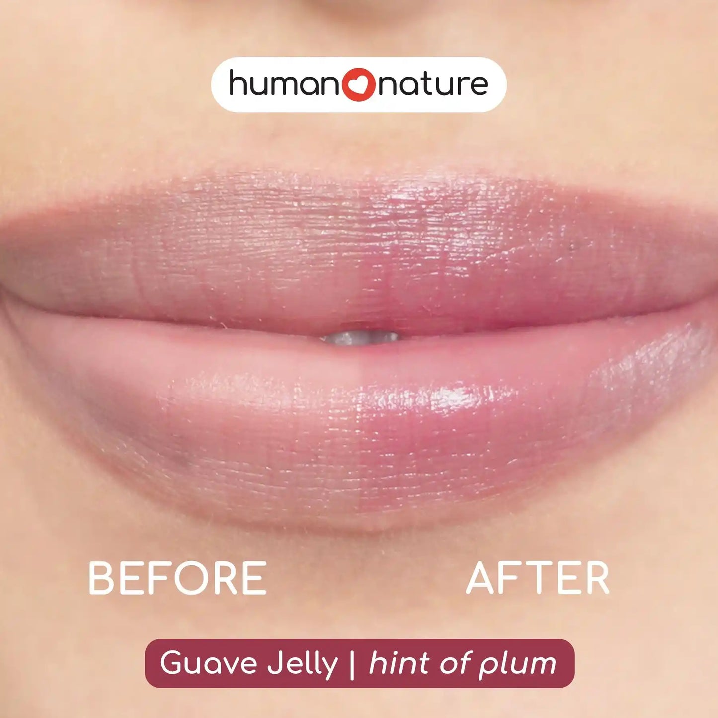 Human Nature Tinted Lip Balm 4.4g - Guava Jelly