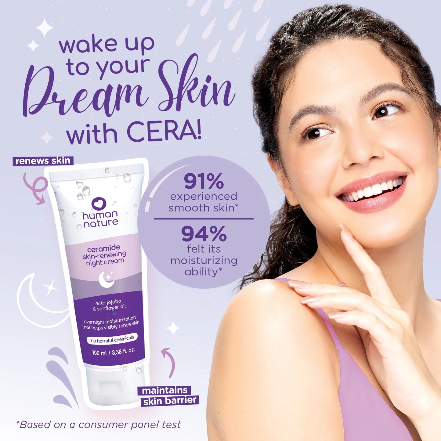 Human Nature Ceramide Skin-Renewing Night Cream 100ml