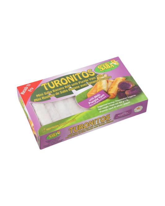 Golden Saba Turonitos Mini Banana Spring Rolls with Ube 454g