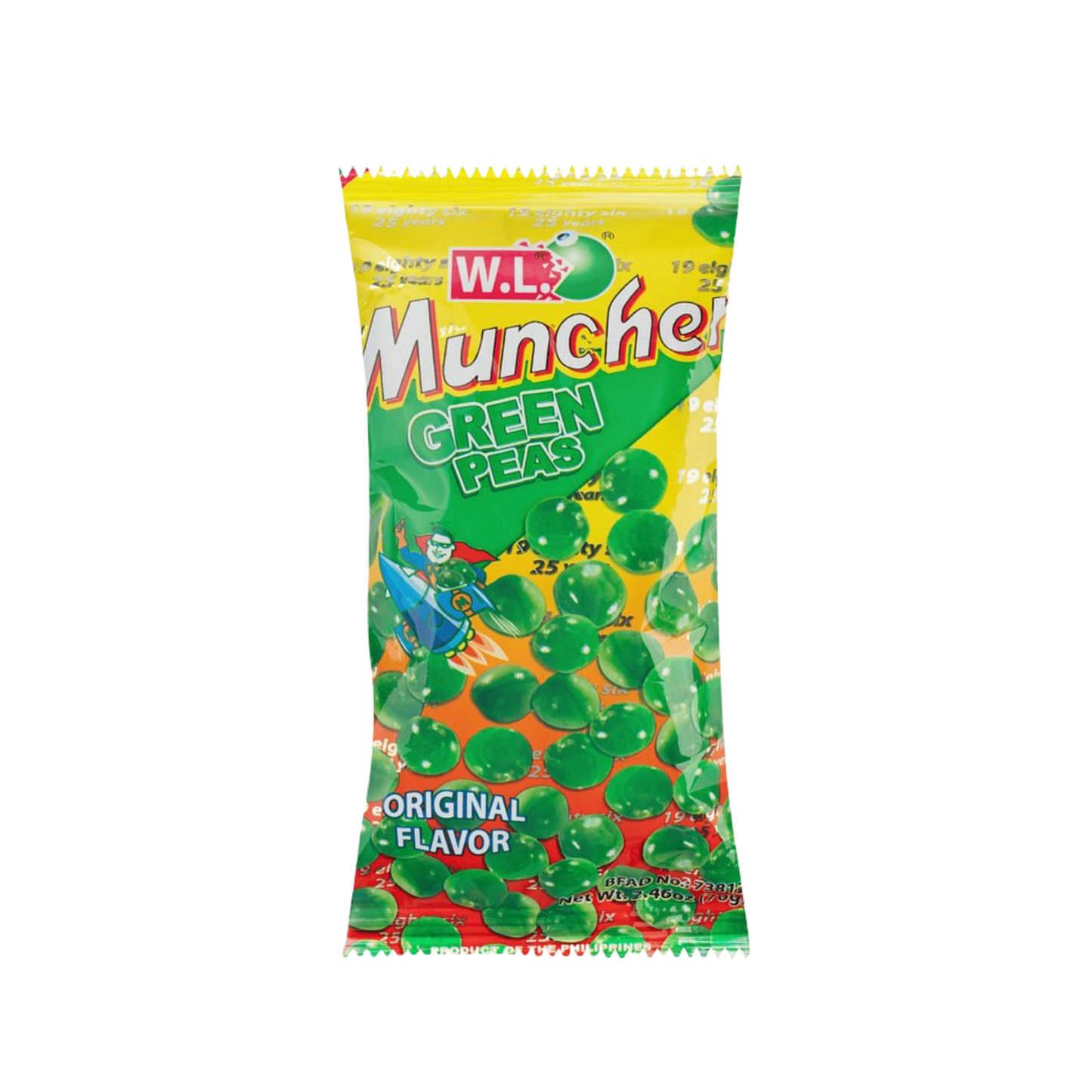 WL Muncher Green Peas Original 70g