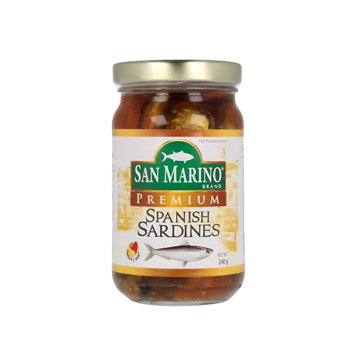 CDO San Marino Premium Spanish Sardines 240g
