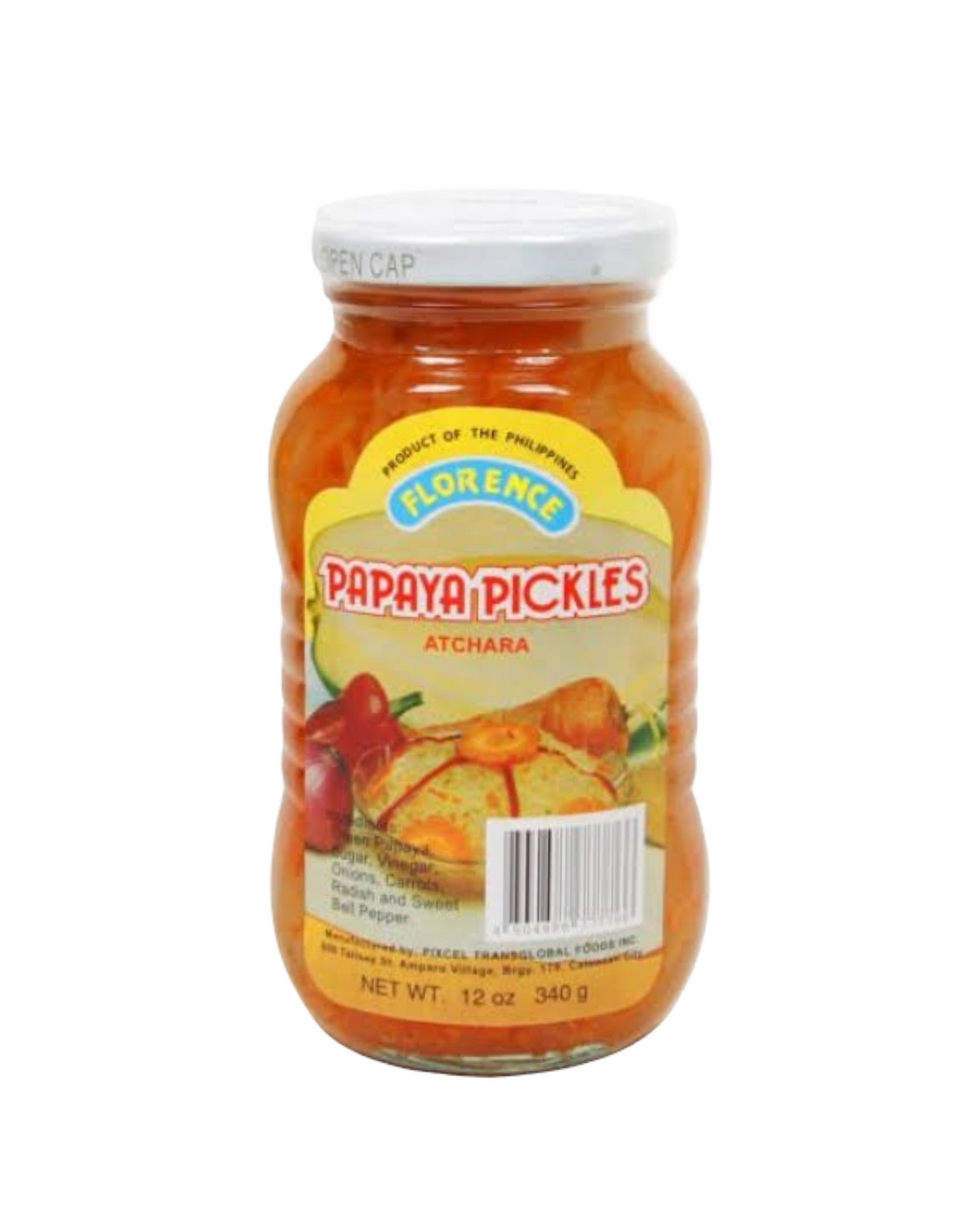 Florence Papaya Pickles 340g (Atchara)