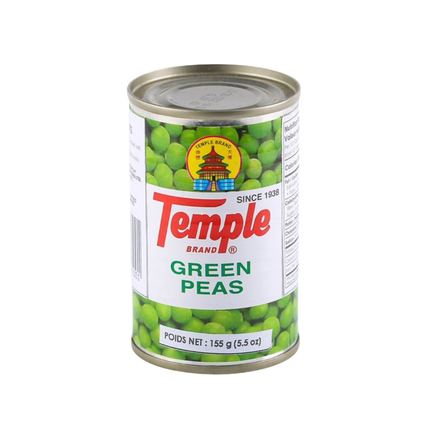 Temple Green Peas 155g