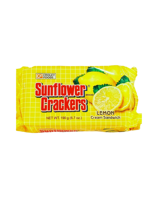 Sunflower Crackers Lemon Cream Sandwich 160g
