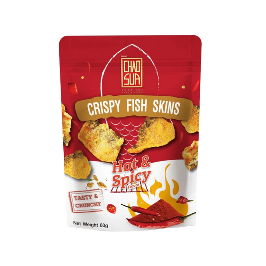 Chao Sua Crispy Fish Skin Hot & Spicy 60g