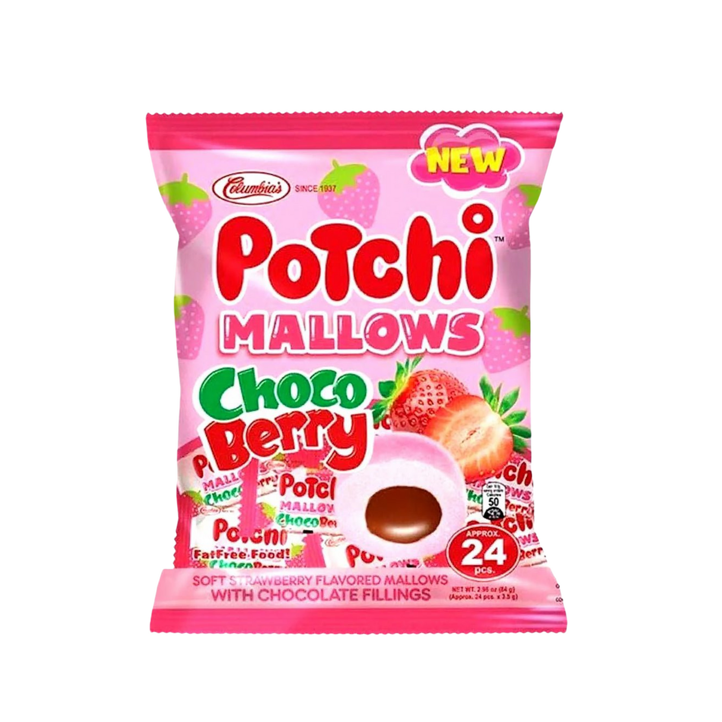 Potchi Choco Berry Mallows 84g