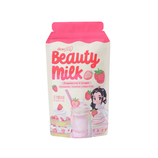 Dear Face Beauty Milk Strawberries and Cream 180g