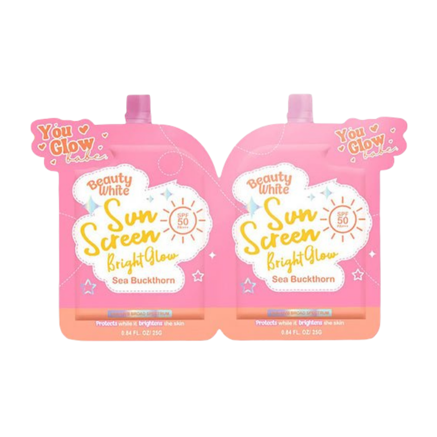 You Glow Babe Sunscreen Bright Glow 25g (twin pack)