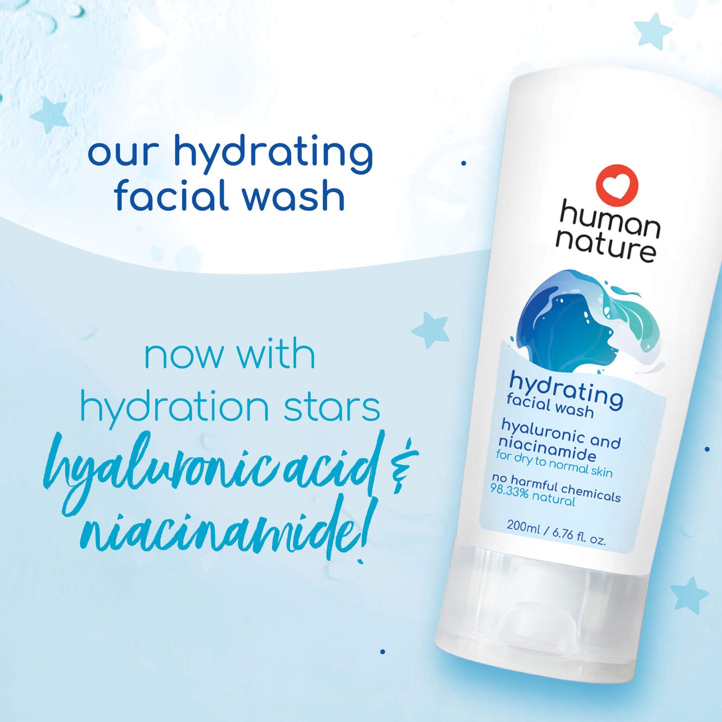 Human Nature Hydrating Facial Wash 200ml