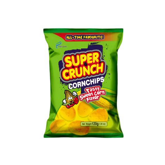Prifood Super Crunch Corn Chips Tasty Sweet Corn Flavor 120g