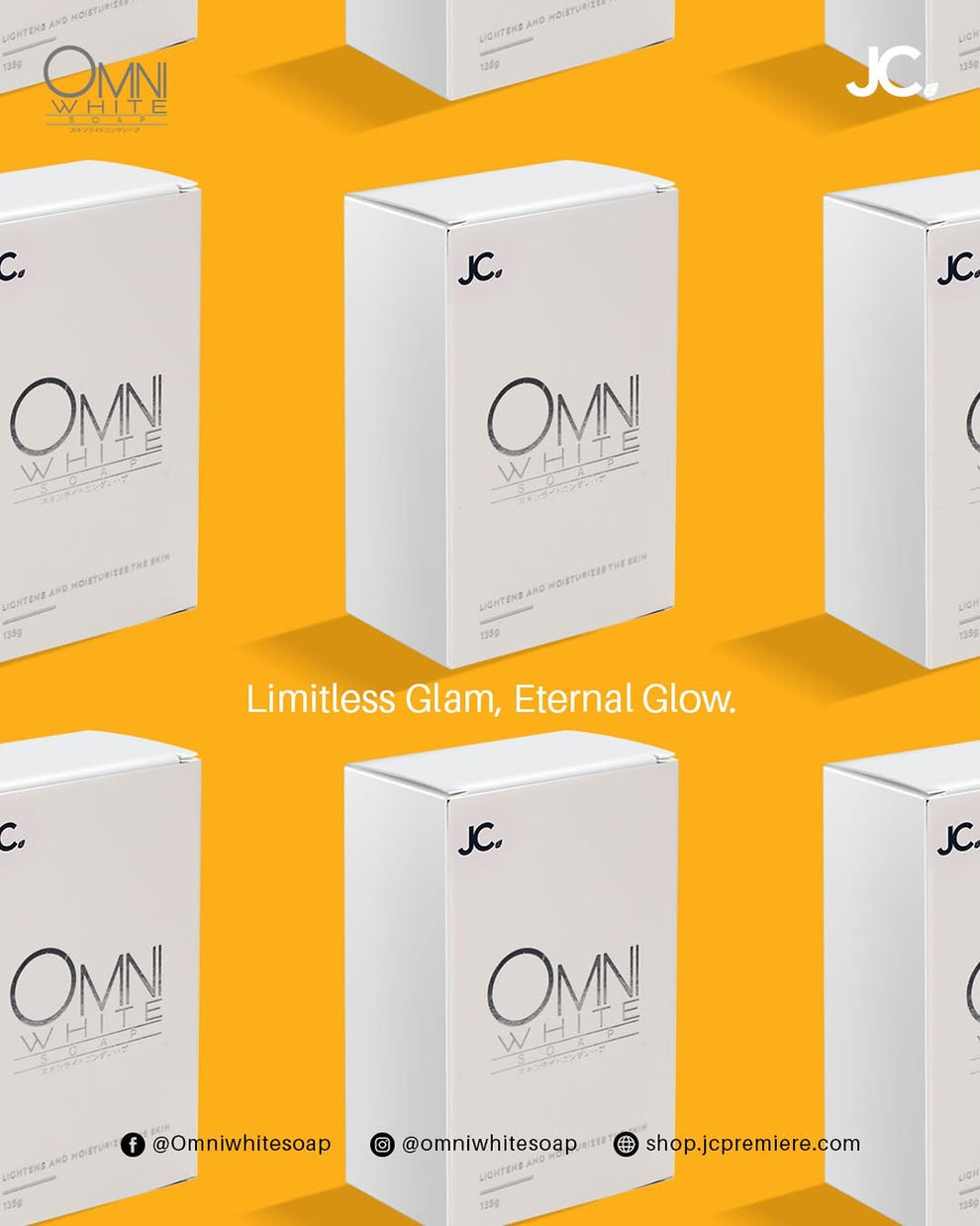 JC Omni White Soap 135g