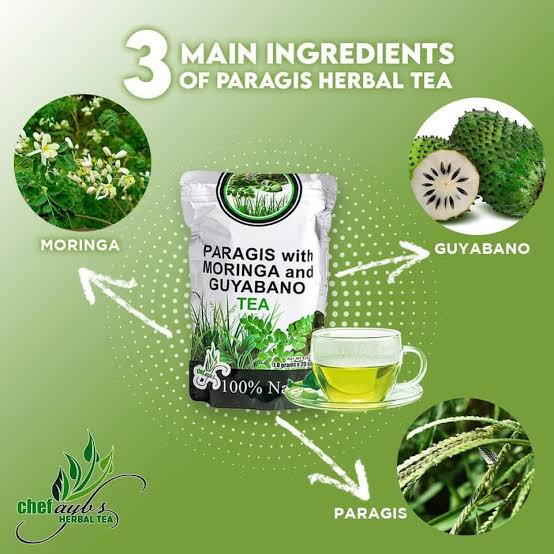 Chef Aybs Paragis with Moringa and Guyabano Tea (20 x 1.8g sachets)