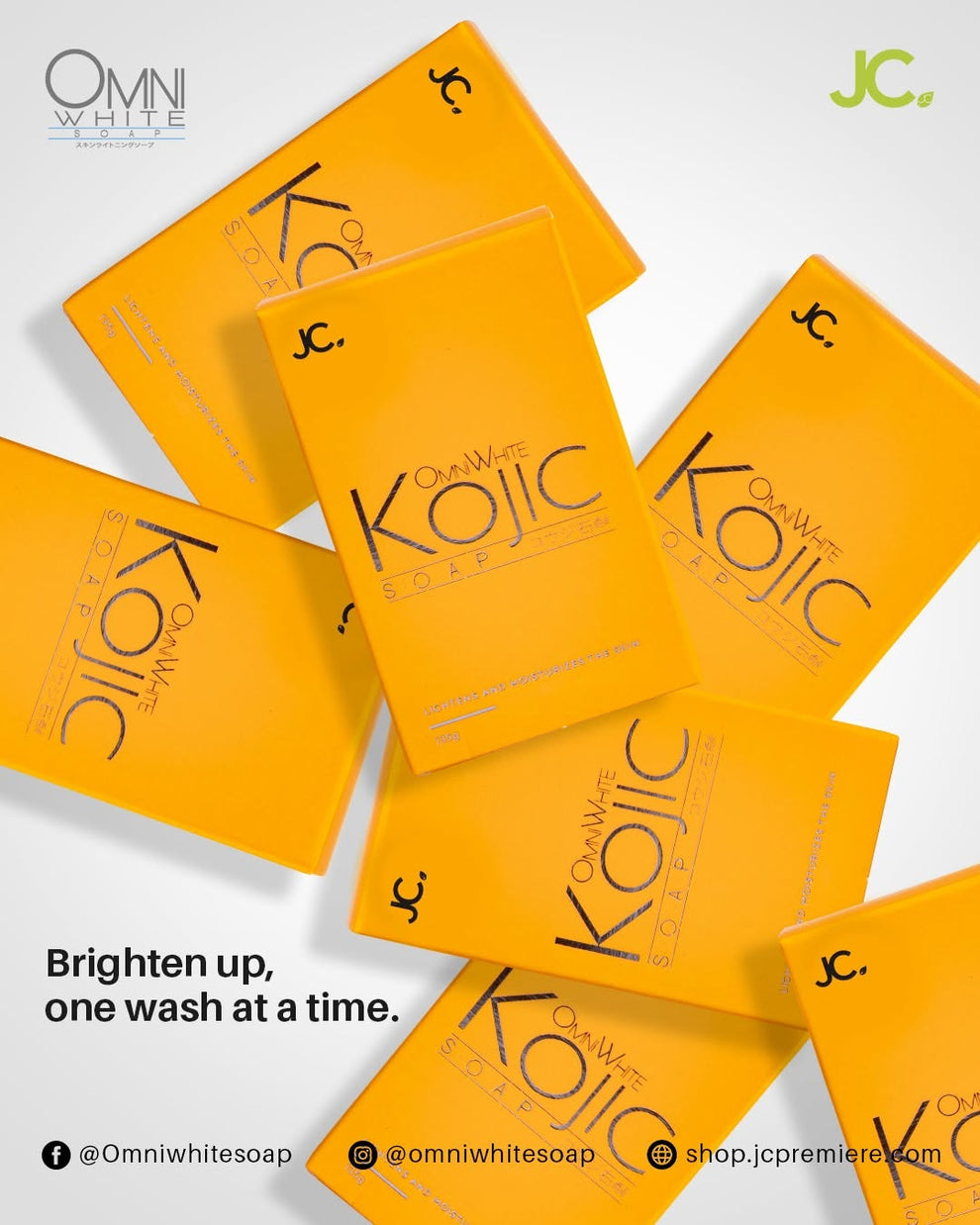 JC Omni White Kojic Soap 135g