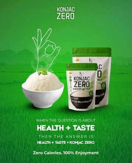 Luxe Slim KonJac Zero Shirataki Dry Rice 500g