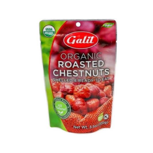 Galil Organic Roasted Chestnuts 100g