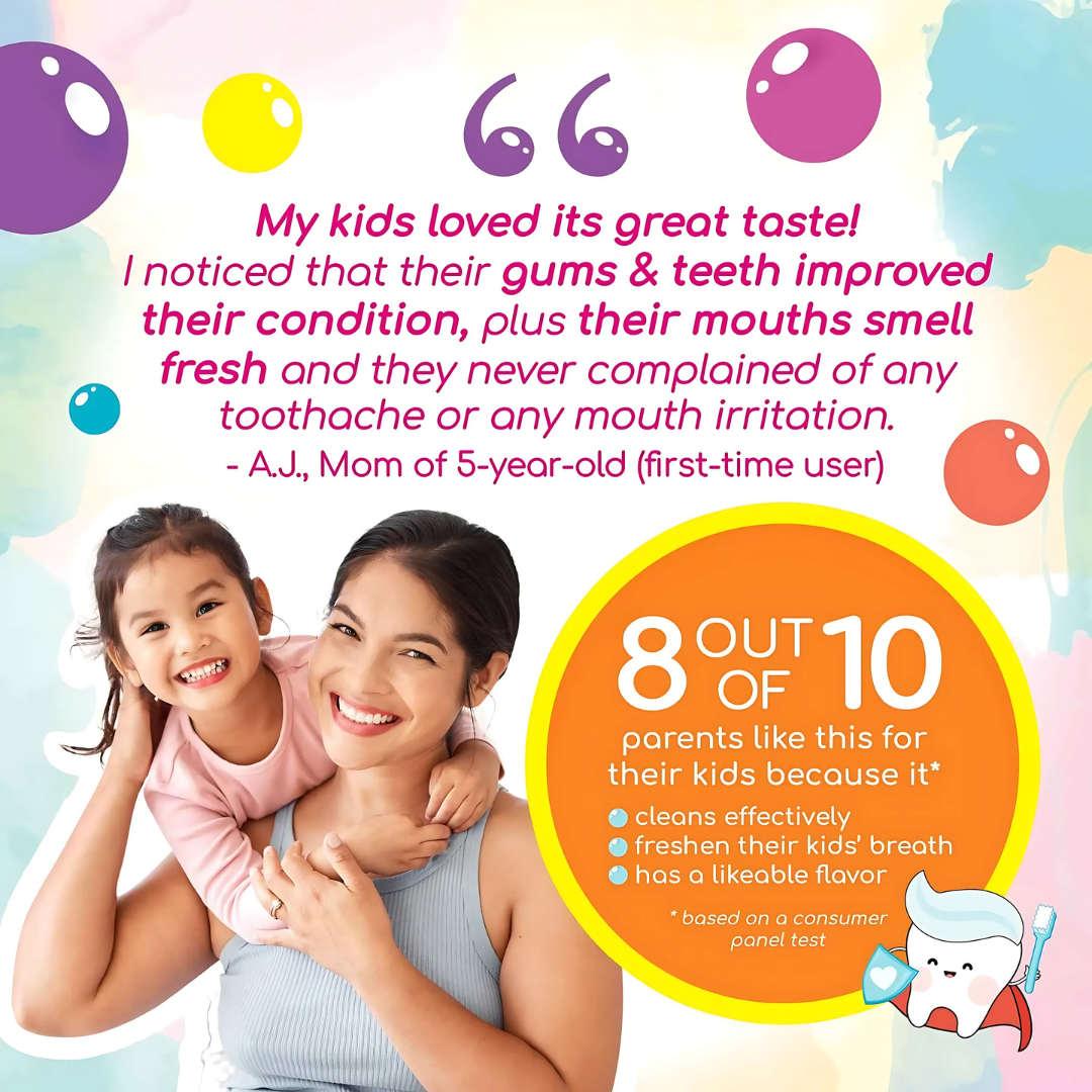 Human Nature Kids Natural Gel Toothpaste Bubblegum 65g