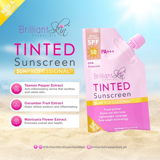 Brilliant Skin Tinted Sunscreen Facial Primer 20g