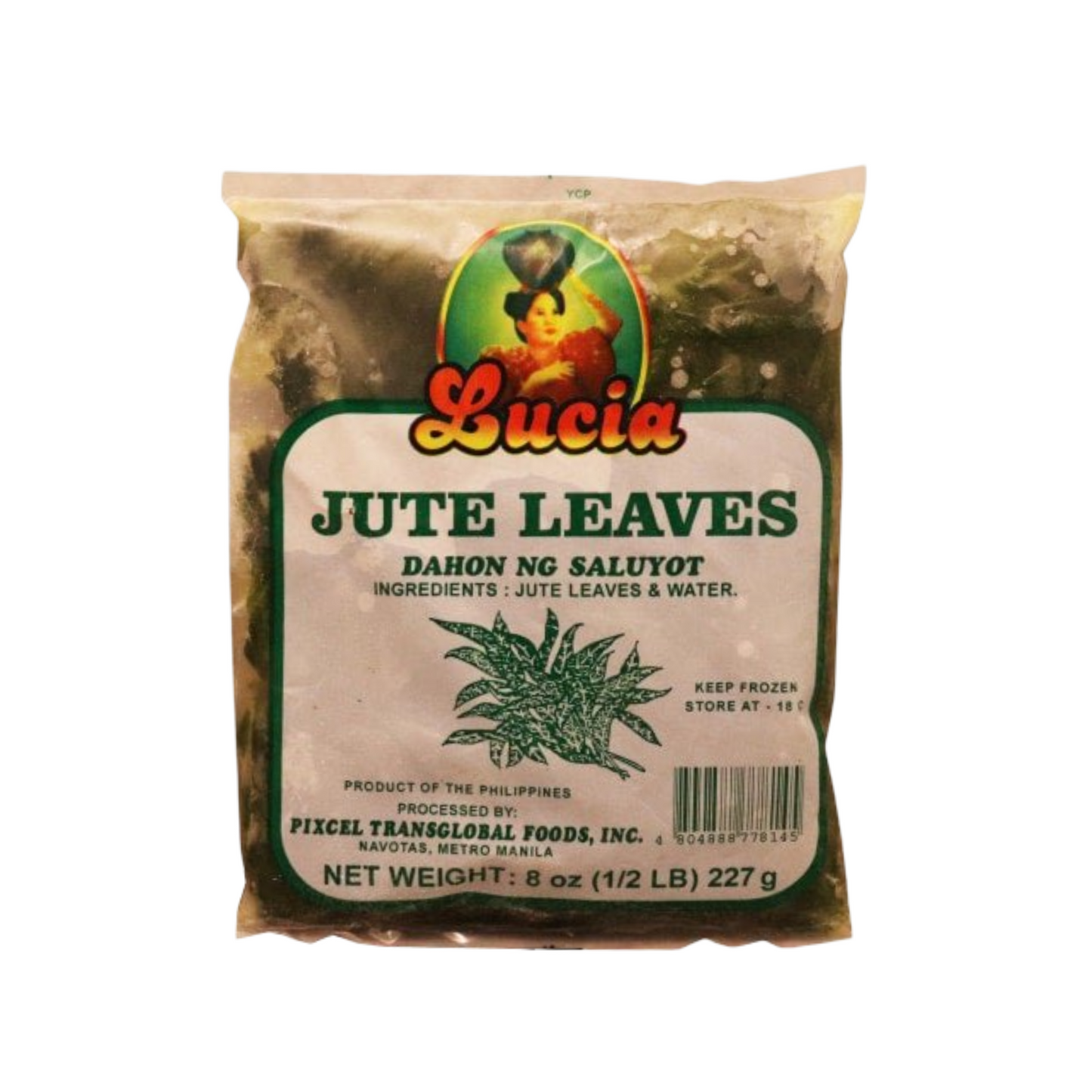 Frozen Lucia Jute Leaves (Saluyot) 227g