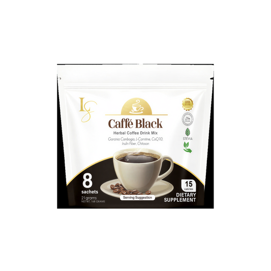 Luxe Slim Caffe Black 168g