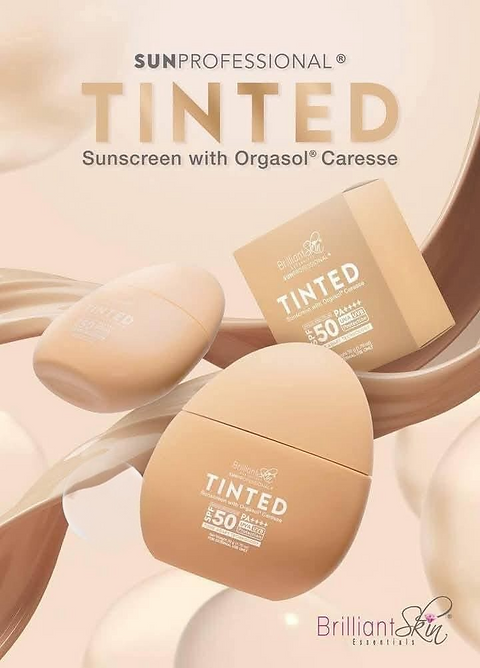 Brilliant Skin Tinted Sunscreen with Orgasol Carrese
