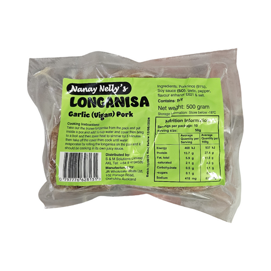 Nanay Nelly's Garlic (Vigan) Pork Longganisa 500g