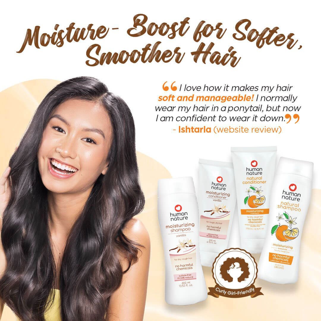 Human Nature Natural Moisturizing Shampoo Mandarin 180ml