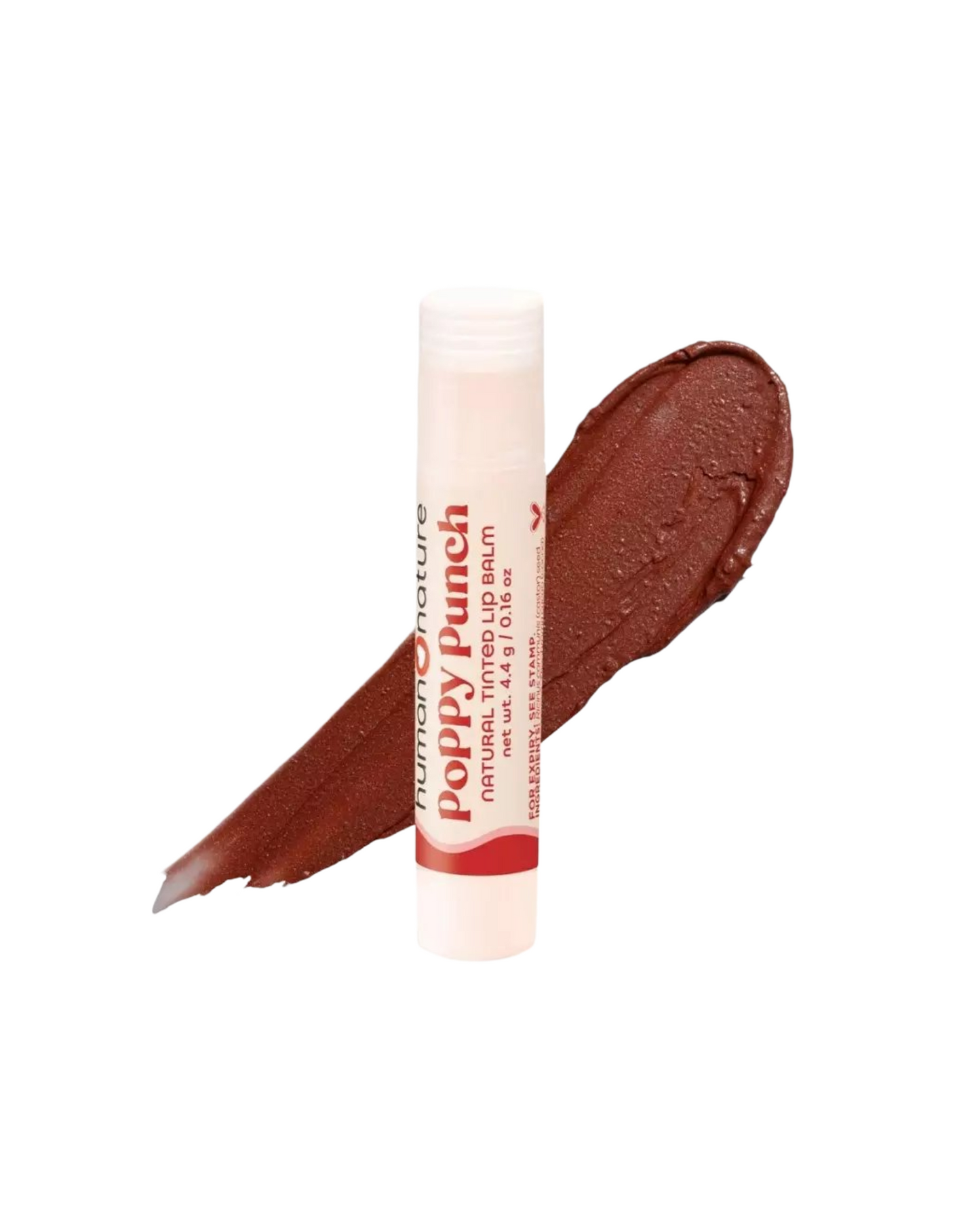 Human Nature Tinted Lip Balm 4.4g - Poppy Punch