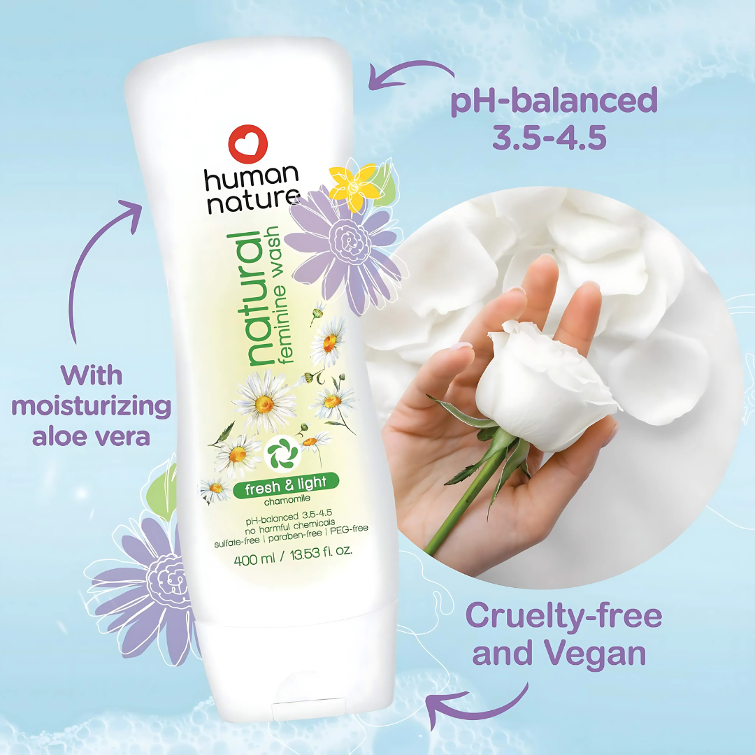 Human Nature Fresh & Light Chamomile Feminine Wash 165ml